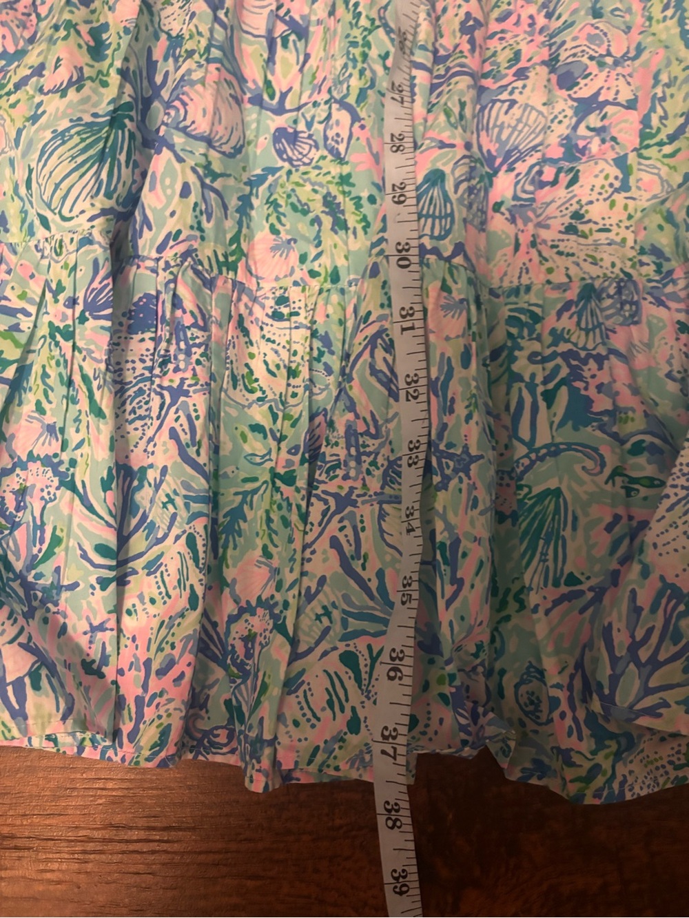 1. Lilly Pulitzer Sleeveless Tiered Dress in a Coastal Seashell Print - Picture 7 of 7